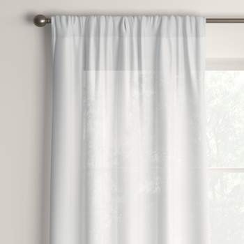 1pc Sheer Window Curtain Panel White - Room Essentials™