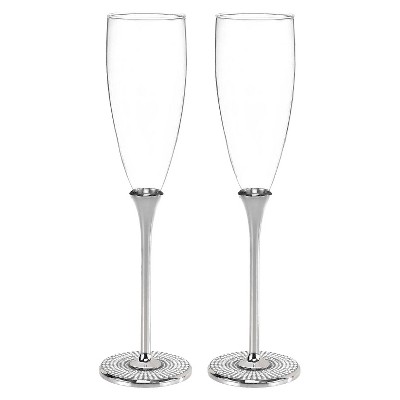 vintage champagne flutes