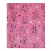 NoJo Disney Princess Pink and Purple Aurora, Snow White, and Cinderella Super Soft Baby Blanket - 2 of 4