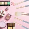 Unique Bargains Makeup Brush Kit Travel Retractable Angled Makeup Brush Eye Smudge Brush Highlight Brush 1 Set - 2 of 4
