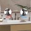 8 Inch Faucet, Modern 3-Hole Sink Faucet with Stainless Steel Pop-Up Drain, 360° Swivel Spout, Elegant Chrome Finish - 4 of 4