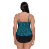 Trimshaper Women's Rachel 5 Tier Ruffle Tankini Swimsuit Top - 3 of 3