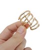 Unique Bargains Women's Stacked lines Ponytail Buckle Hair Clip 1 Pc - 4 of 4