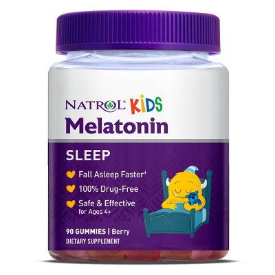 Natrol Kids Melatonin Sleep Aid Gummies - 1mg - Berry - 90ct