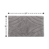 Knightsbridge Diamond 220 GSF Non Skid Back Bath Rug - 2 of 4