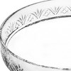 HomeRoots 12" Clear Round Cut Crystal Serving Tray - 4 of 4