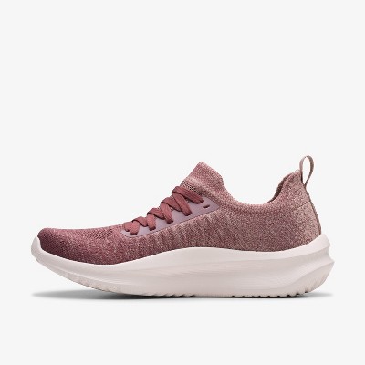 Обувь Clarks Cloudsteppers Womens Solevana Lace Merlot Combination Shoes 8 Wide — фото 2