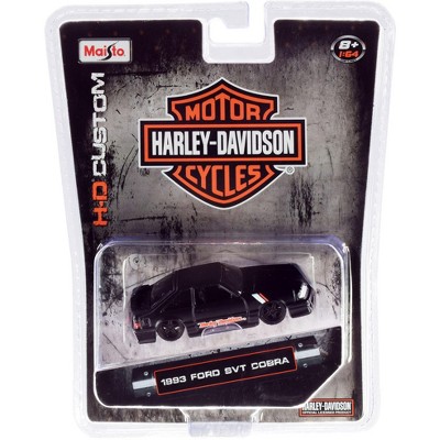 1993 Ford SVT Cobra Black "Harley Davidson" 1/64 Diecast Model Car by Maisto