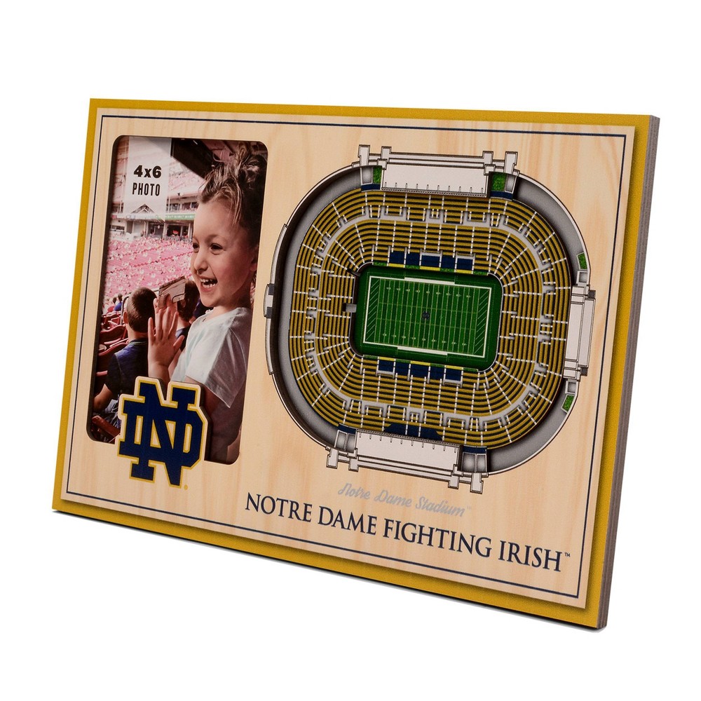 Photos - Photo Frame / Album 4" x 6" NCAA Notre Dame Fighting Irish 3D StadiumViews Picture Frame