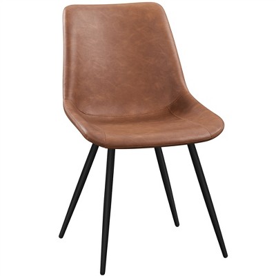 Yaheetech 2pcs Metal Dining Chairs Accent Chairs