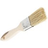 Juvale 50 Pack Wooden Chip Brushes, 1 Inch Paint Brush Set for Paint, Stains, Varnishes, Glues, and Gesso, Nylon Fur Brush, Wooden Handle, 7 x 1 In - 4 of 4