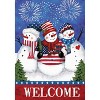 Briarwood Lane House Flag 40x28 For Outdoor American Snowmen Winter House Flag Flag For Winter House Flag - image 3 of 4