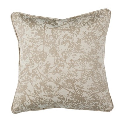 Simona Square Throw Pillow Natural - Safavieh