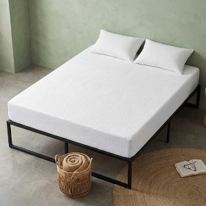 Dyonery 8-10 Inch Mattress Fiberglass-Free, Green Tea Gel Memory Foam Bed with Tencel Cover, Breathable Medium Firm Support for Back - 1 of 4