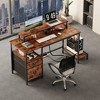 Furnulem 47" L Shaped Desk - Computer Desk Corner Desks Gaming Desk PC Table with CPU Stand Side Bag for Home Office Dorm Sturdy Writing Workstation - 4 of 4