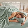 Cotton Sheets Set, Blend from Linen Cotton Bedsheets, GentleSoft™ & Breathable Bedsheets with 16 Inches Pocket, Gifts for All Seasons - 2 of 4