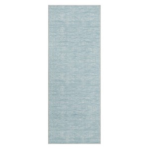 Modern Stripe Style Area Rugs for Living Room Low Pile Non Skid Washable Ultra-Thin  Low Pile Carpets Bedroom Office - 1 of 4