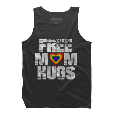 Adult Design By Humans Vintage Free Mom Hugs Heart Pride By Avocato Tank Top