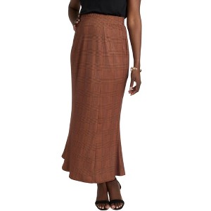 Jessica London Women's Plus Size Stretch Knit Maxi Skirt - 1 of 4
