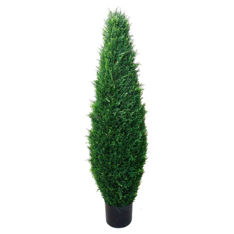 3.4ft Cypress Artificial Tree - Pure Garden, 1 of 5