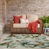 Unique Loom    Outdoor Botanical Chanticleer Area Rug - 3 of 4