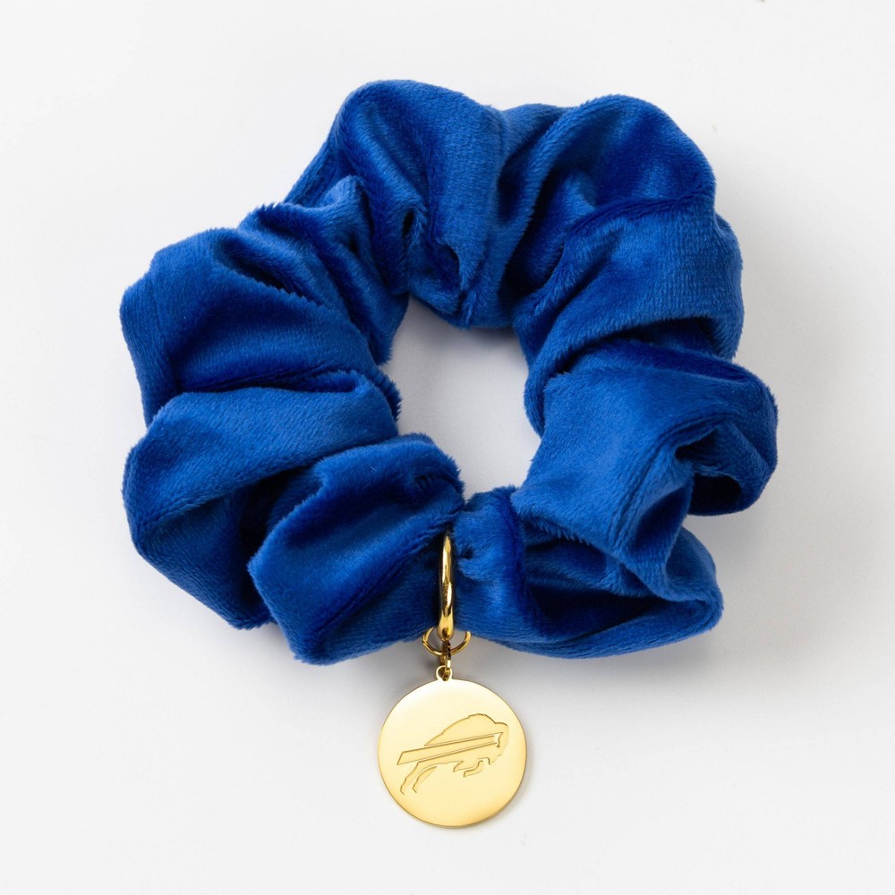 Bijoux Sport by Luv Aj NFL Velvet Twister with Logo Charm - Buffalo Bills