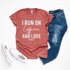 Simply Sage Market I Run On Caffeine And Love Short Sleeve Tee - 3 of 4