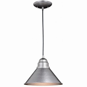 Vaxcel Outland 1 - Light Pendant in  Brushed Pewter - 1 of 4
