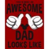 Men's Mickey & Friends This is What an Awesome Dad Looks Like T-Shirt - 2 of 4