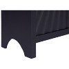 PAGED Tall Bookshelf Wood Open Display Floor Arched Bookcase with Anti-Tipping Kits for Living Room, Study Room - 3 of 4