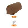 Unique Bargains Stretchy Anti-Slip Sofa Couch Armchair Covers with Pins 4 Pcs - 3 of 4