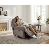 VANOMi Upholstered Swivel Power Recliner with Charging Ports - 3 of 4