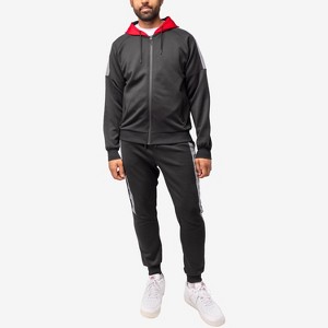 CULTURA Men's Zip Up Hoodie Track Suit - 1 of 4