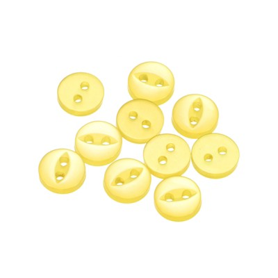 Unique Bargains Round Resin 2-Hole Fish Eye Craft Replacement Sewing Button 10 Pcs