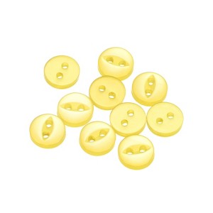 Unique Bargains Round Resin 2-Hole Fish Eye Craft Replacement Sewing Button 10 Pcs - 1 of 4