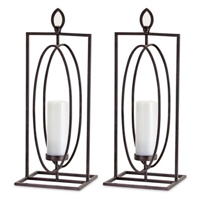 Melrose Candle Holder Stand (Set of 2)