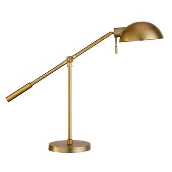 Hampton & Thyme 23.25" Tall Boom Arm Table Lamp with Metal Shade 