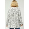 Women's Animal Print Tiered Top - entro - 3 of 4