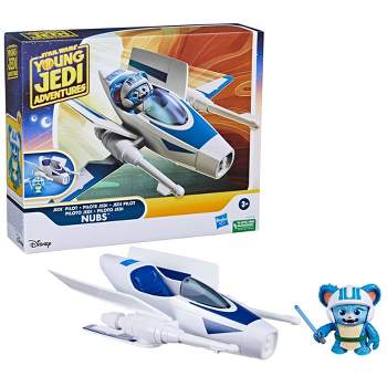 Star Wars Young Jedi Adventures Nubs and Jedi Pilot Vehicle Set