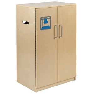 Emma and Oliver Children's Wood Refrigerator for Commercial or Home Use - Kid Friendly Design - 1 of 4