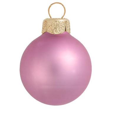 pink glass ball christmas ornaments