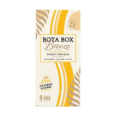 Bota Box Breeze Pinot Grigio White Wine - 3L Bottle