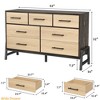 Freestanding 7 Dresser for Bedroom, 52" Wide Drawer Dresser with Storage, Wooden Closet Storage Chest - 2 of 4