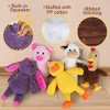 Prime Pets Dog Toys, Plush Dog Squeaky Toys, 5 Pack Stuffed Cute Dog Gift Toys for Large Dogs, Puppy - 3 of 4