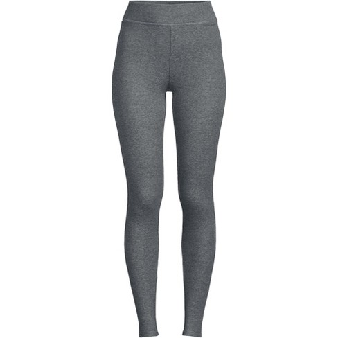 Lands' End Women's High Rise Serious Sweats Pocket Leggings - Medium -  Charcoal Heather : Target