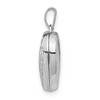 Black Bow Jewelry Sterling Silver 15mm Scroll Heart Locket - 2 of 4