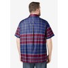 KingSize Short-Sleeve Plaid Sport Shirt - 3 of 4