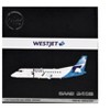 Saab 340B Commercial Aircraft "WestJet" White with Blue Stripes and Tail "Gemini 200" Series 1/200 Diecast Model by GeminiJets - 3 of 3
