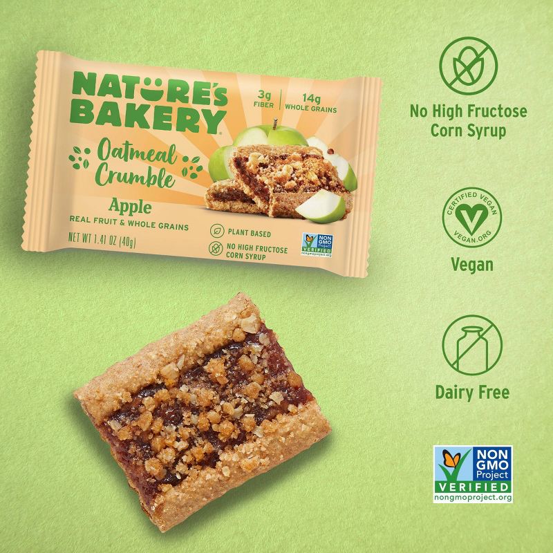 Nature&#39;s Bakery Apple Crumble Bar - 8.46oz/6ct, 5 of 10
