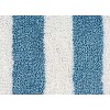 2pc Striped Washable Bathroom Rug Set Basin Blue/White - Garland Rug: Non-Skid, Nylon & Polyester, Machine Made - image 3 of 4